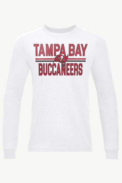 Starter MENS TAMPA BAY BUCCANEERS MESH LOOK LONG SLEEVE T SHIRT