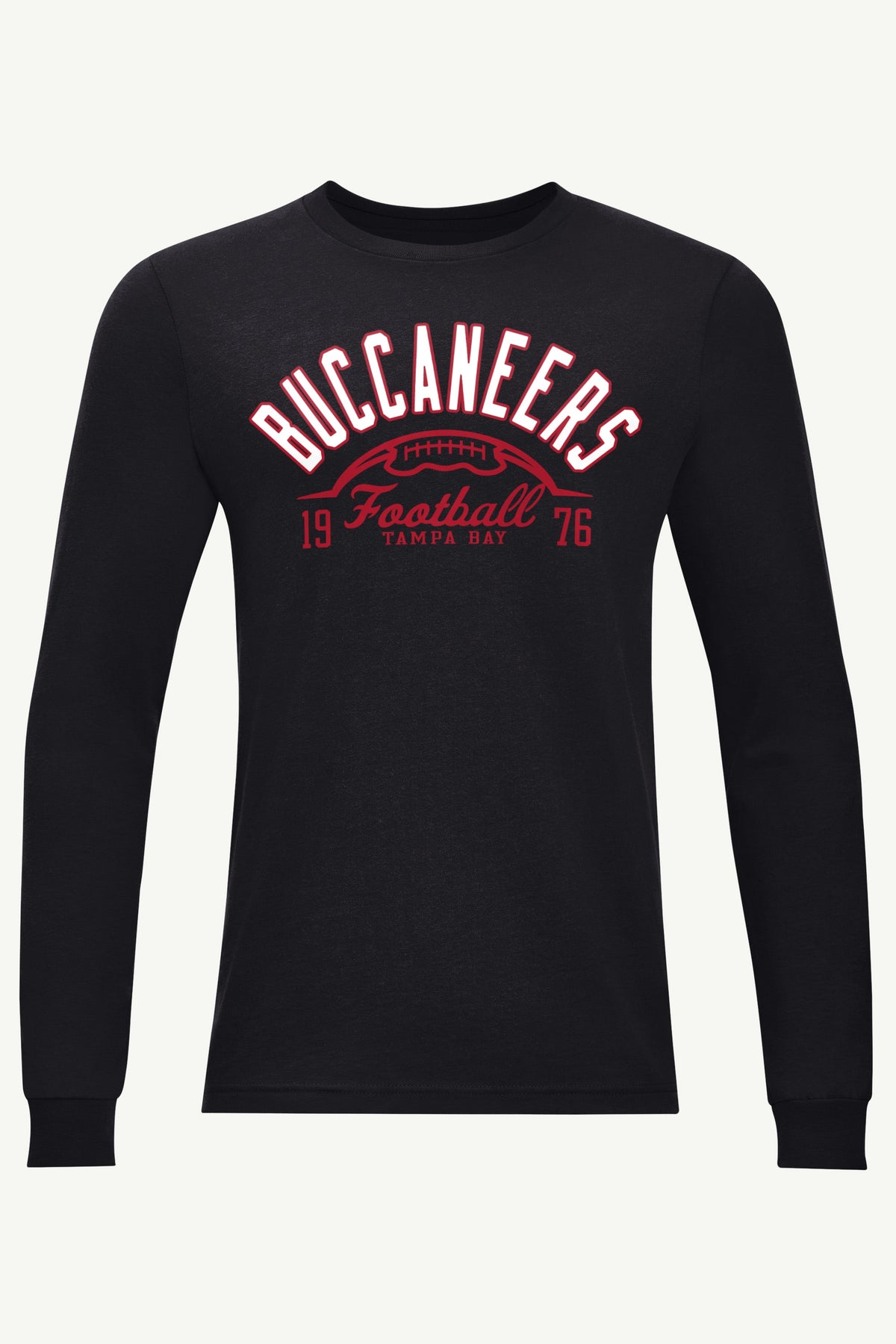 Starter MENS TAMPA BAY BUCCANEERS HALF BALL LONG SLEEVE T SHIRT