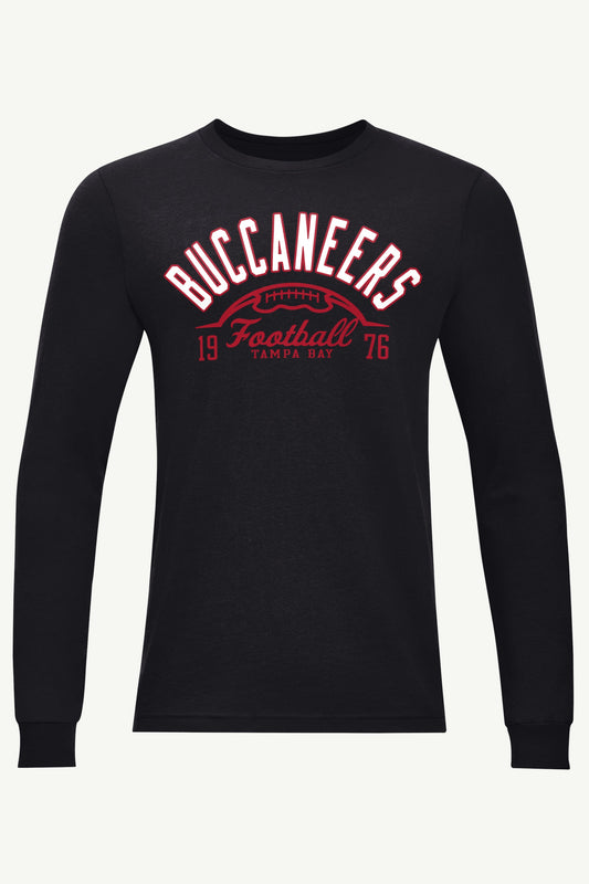 Starter MENS TAMPA BAY BUCCANEERS HALF BALL LONG SLEEVE T SHIRT