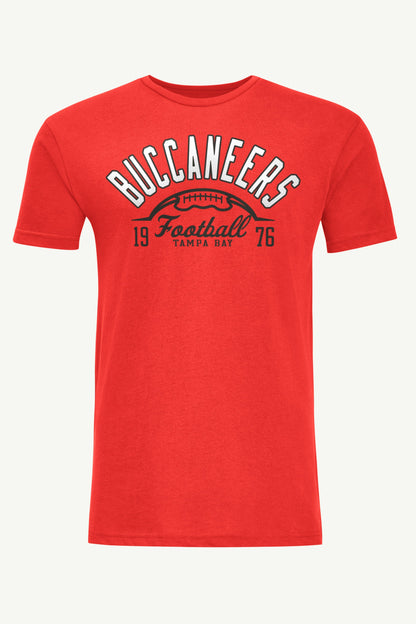 Starter MENS TAMPA BAY BUCCANEERS HALF BALL T SHIRT
