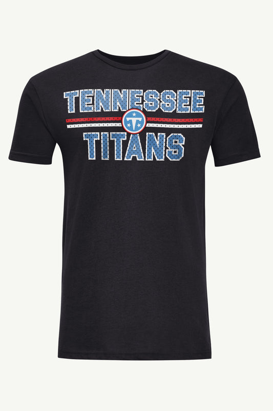Starter MENS TENNESSEE TITANS MESH LOOK SHORT SLEEVE T SHIRT