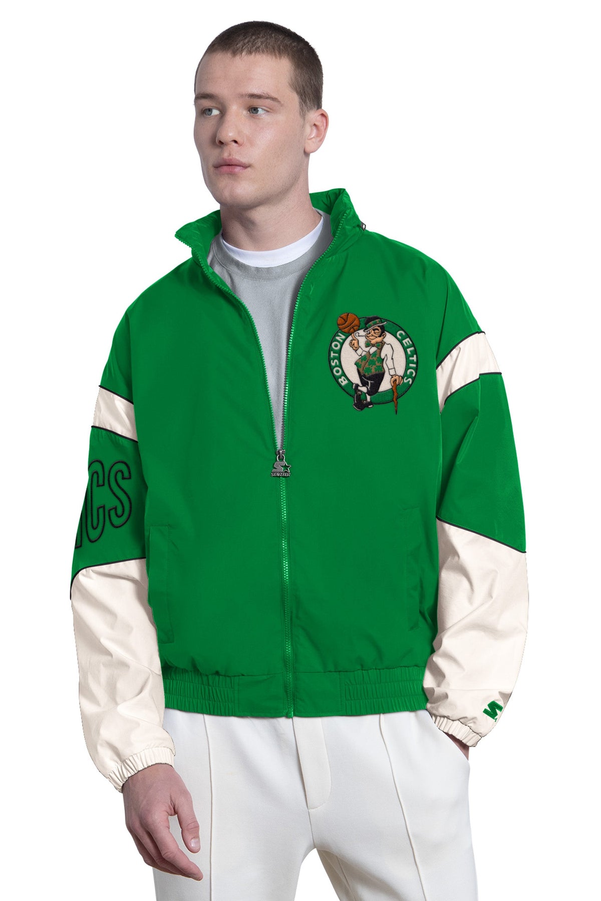 Starter MENS BOSTON CELTICS THE GUST FULL ZIP JACKET