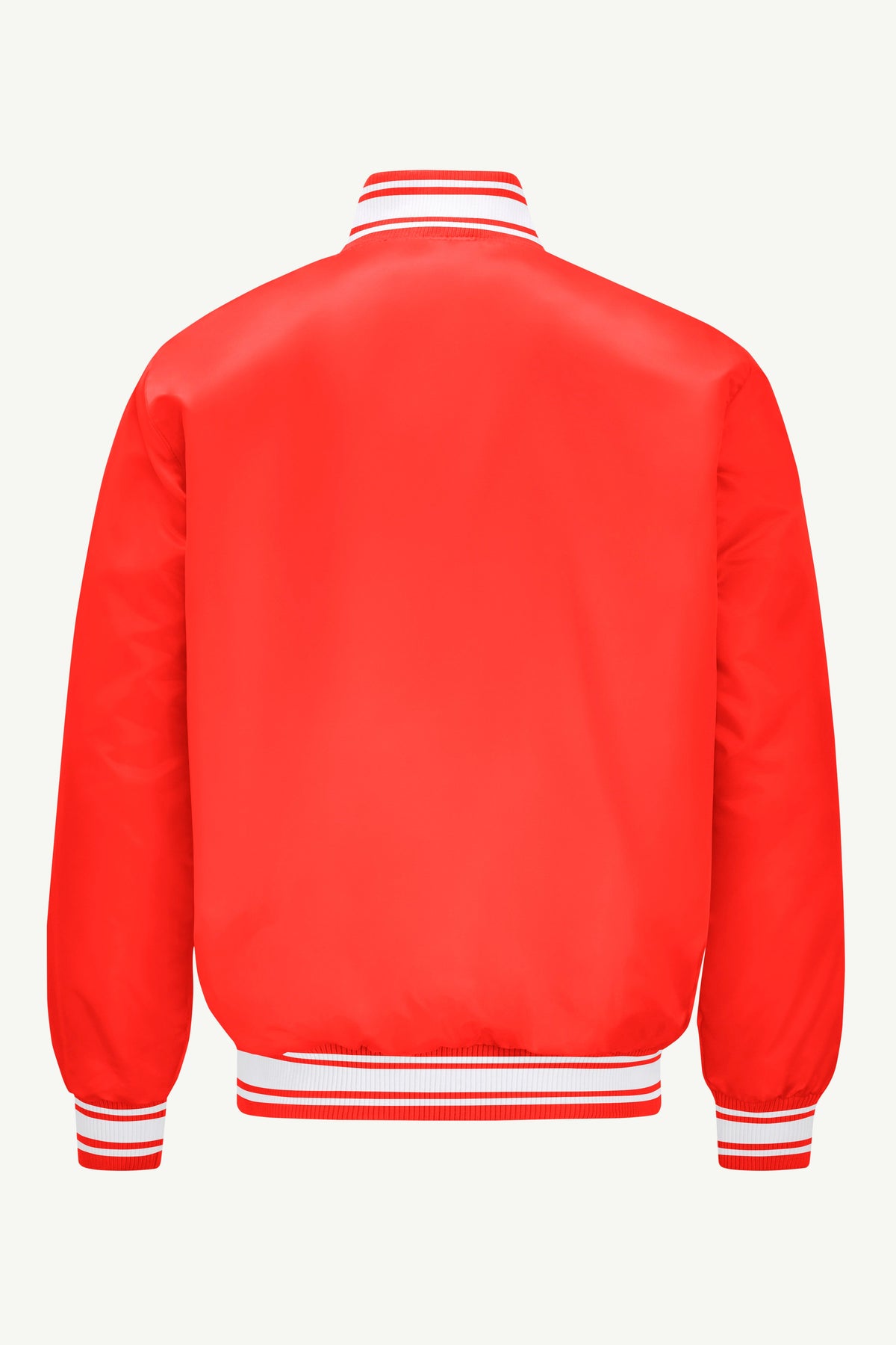 Starter MENS CHICAGO BULLS PRINTED GRAPHIC SATIN VARSITY JACKET