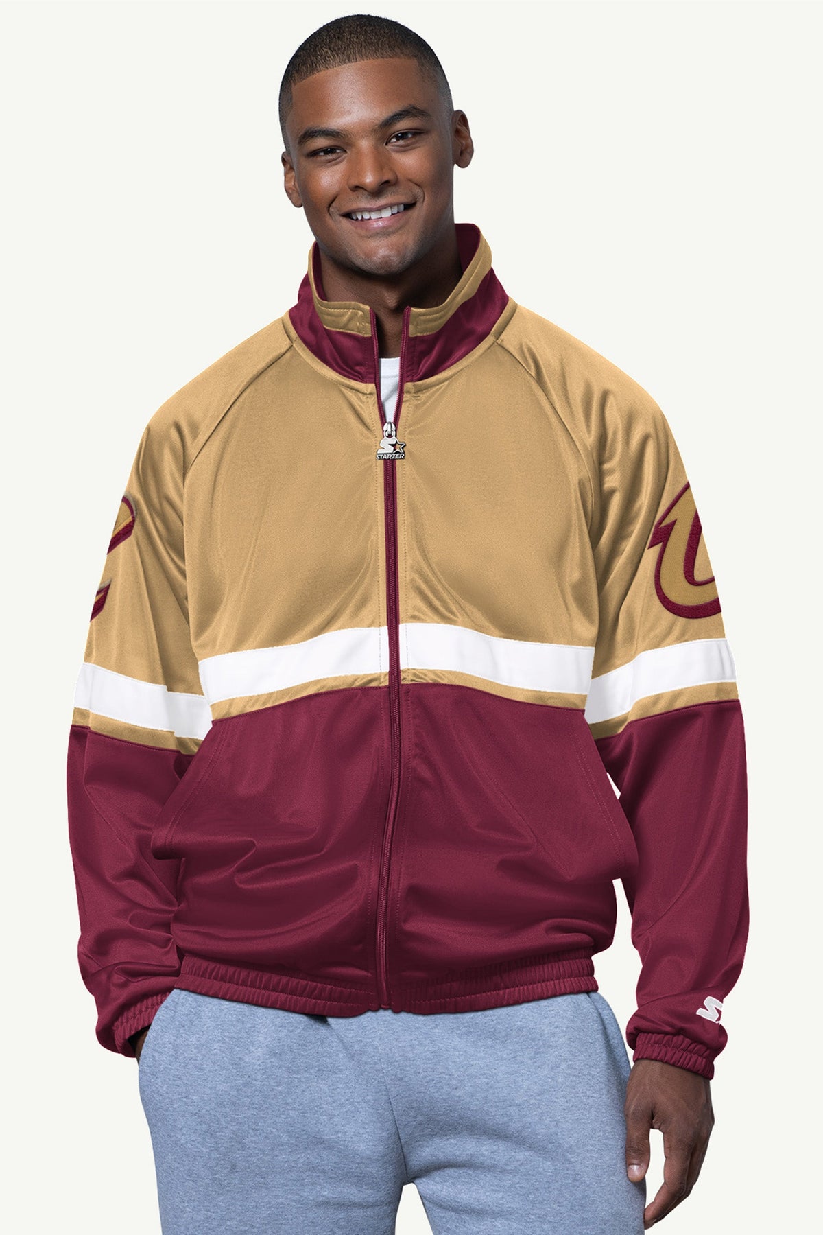 Starter MENS CLEVELAND CAVALIERS VETERAN TRACK JACKET