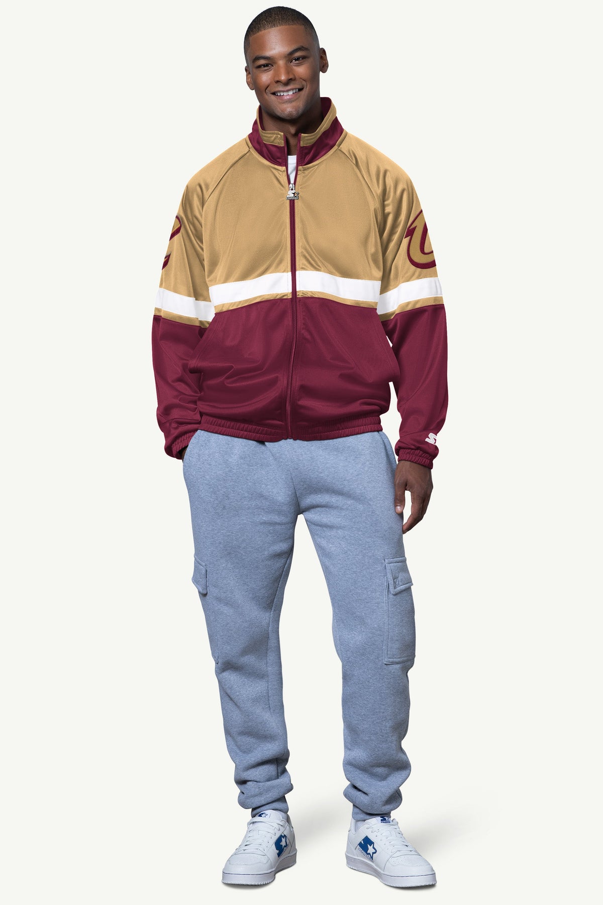 Starter MENS CLEVELAND CAVALIERS VETERAN TRACK JACKET