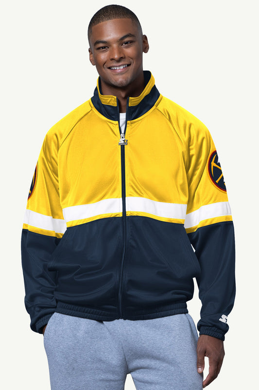 Starter MENS DENVER NUGGETS VETERAN TRACK JACKET
