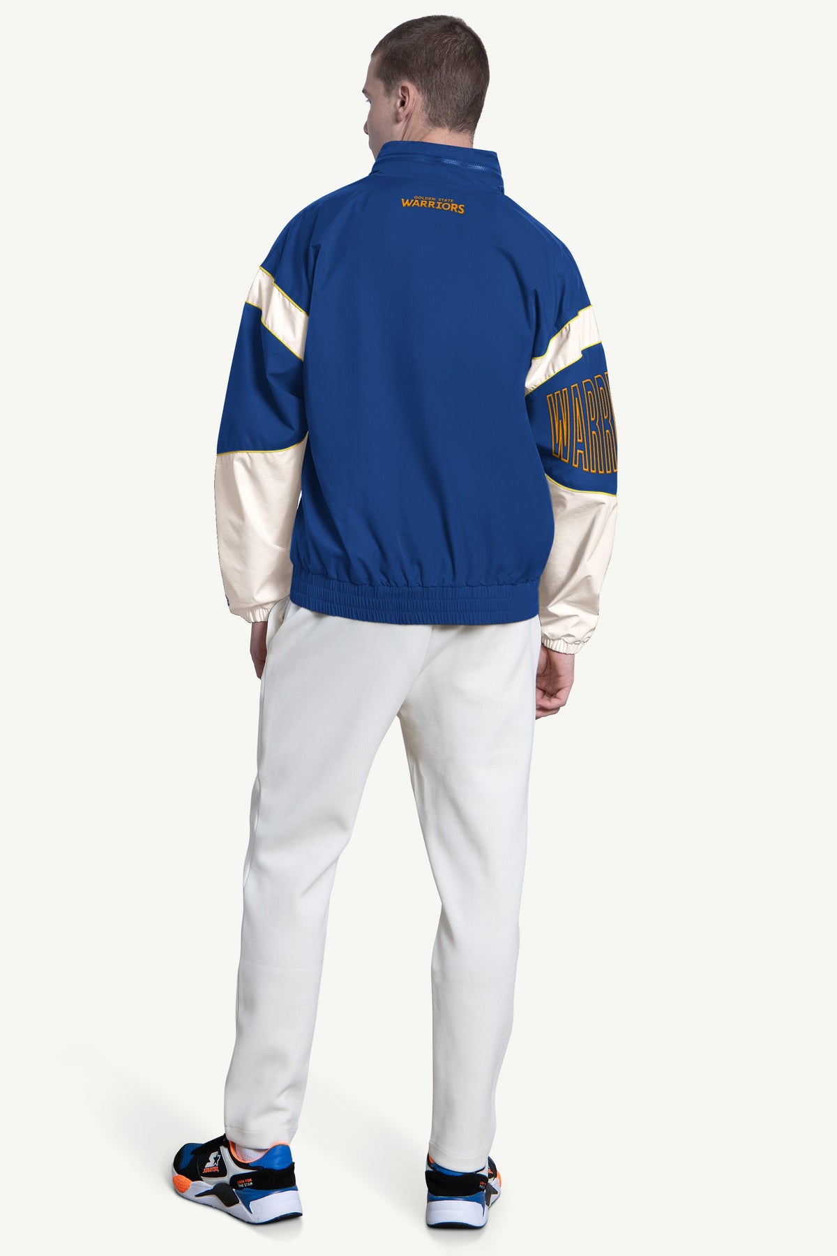 Starter MENS GOLDEN STATE WARRIORS THE GUST FULL ZIP JACKET