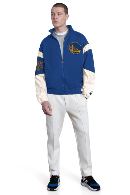 Starter MENS GOLDEN STATE WARRIORS THE GUST FULL ZIP JACKET
