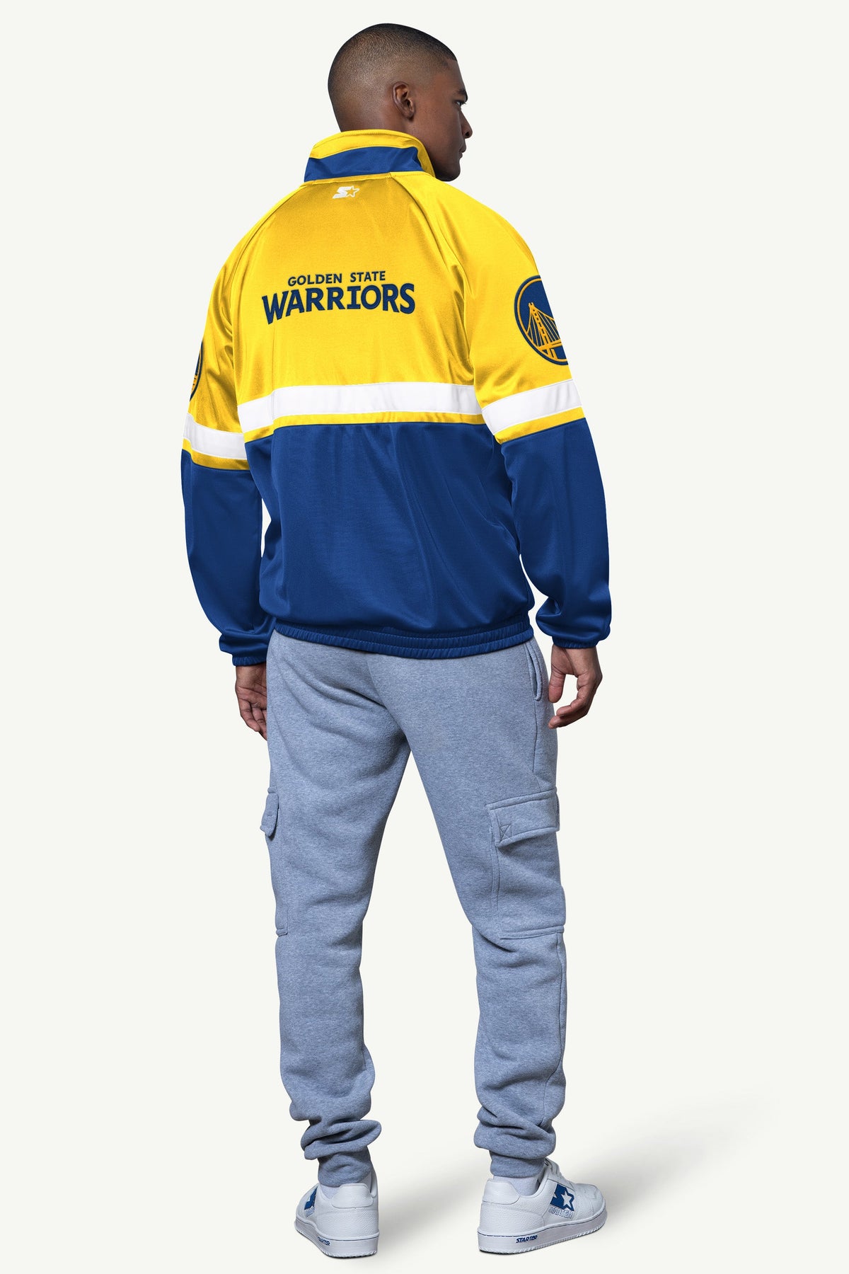 Starter MENS GOLDEN STATE WARRIORS VETERAN TRACK JACKET