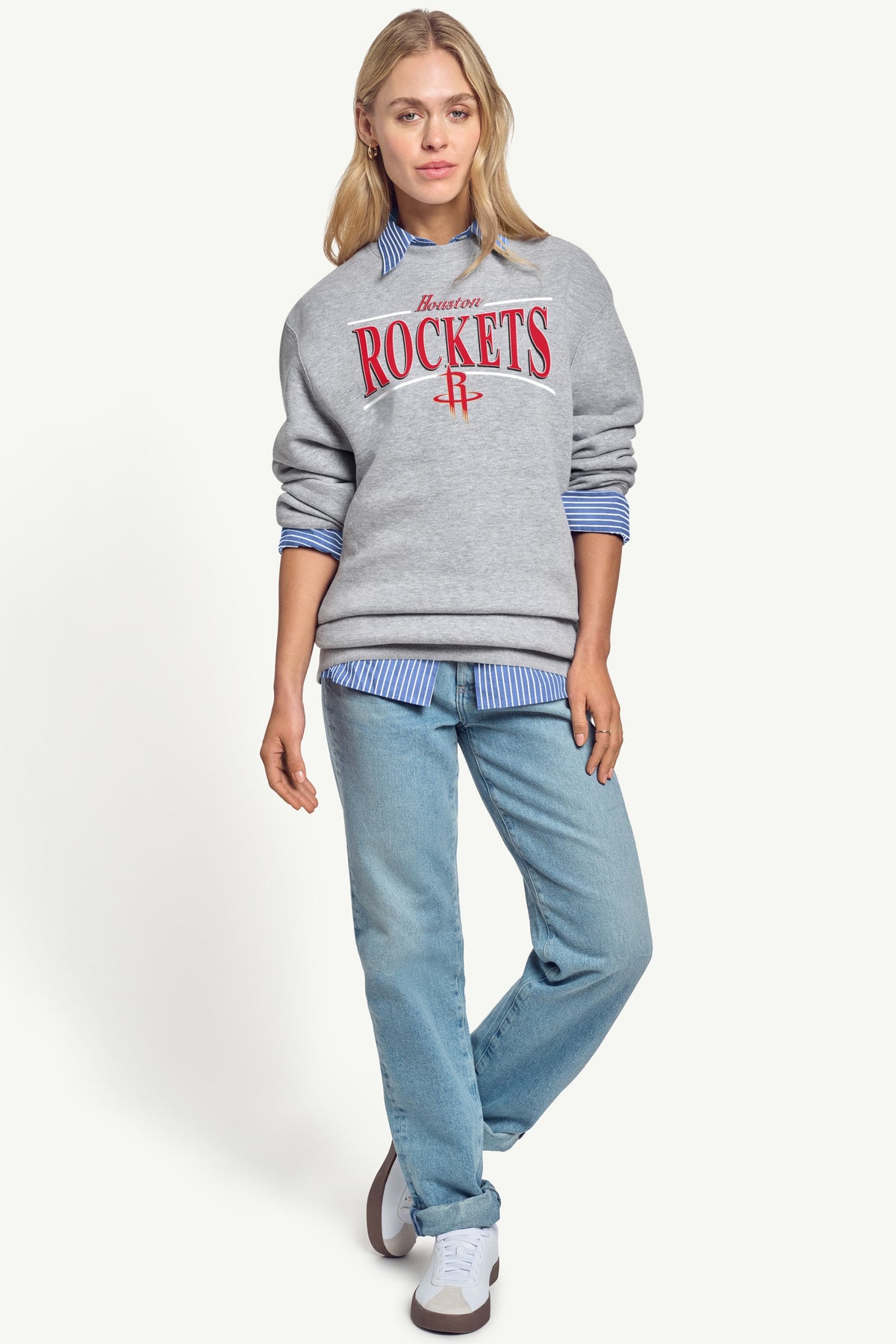 Starter WOMENS HOUSTON ROCKETS ARCH SWEATSHIRT