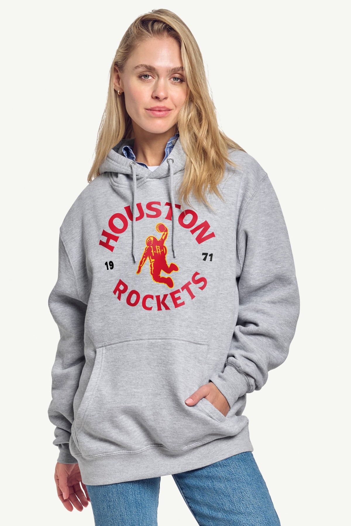 Starter WOMENS HOUSTON ROCKETS  FOUNDING SEASON HOODIE