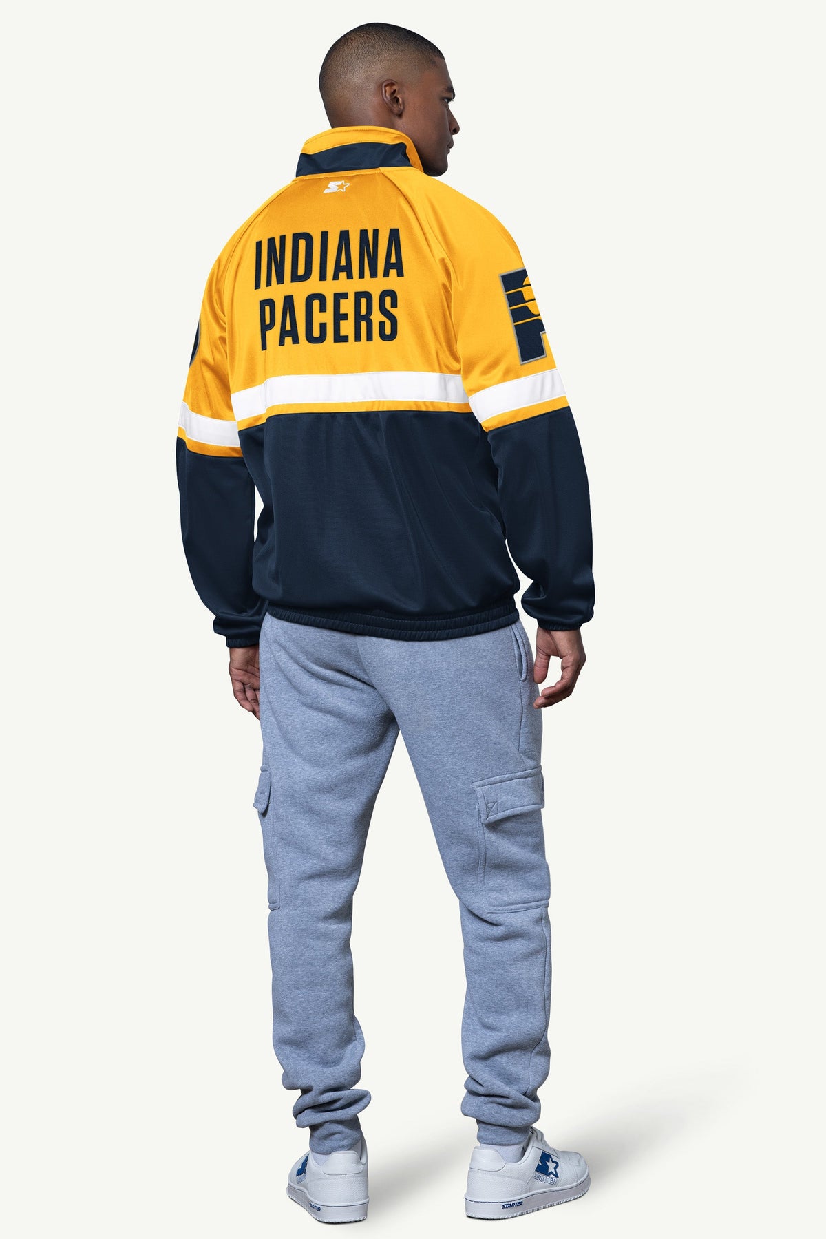 Starter MENS INDIANA PACERS VETERAN TRACK JACKET
