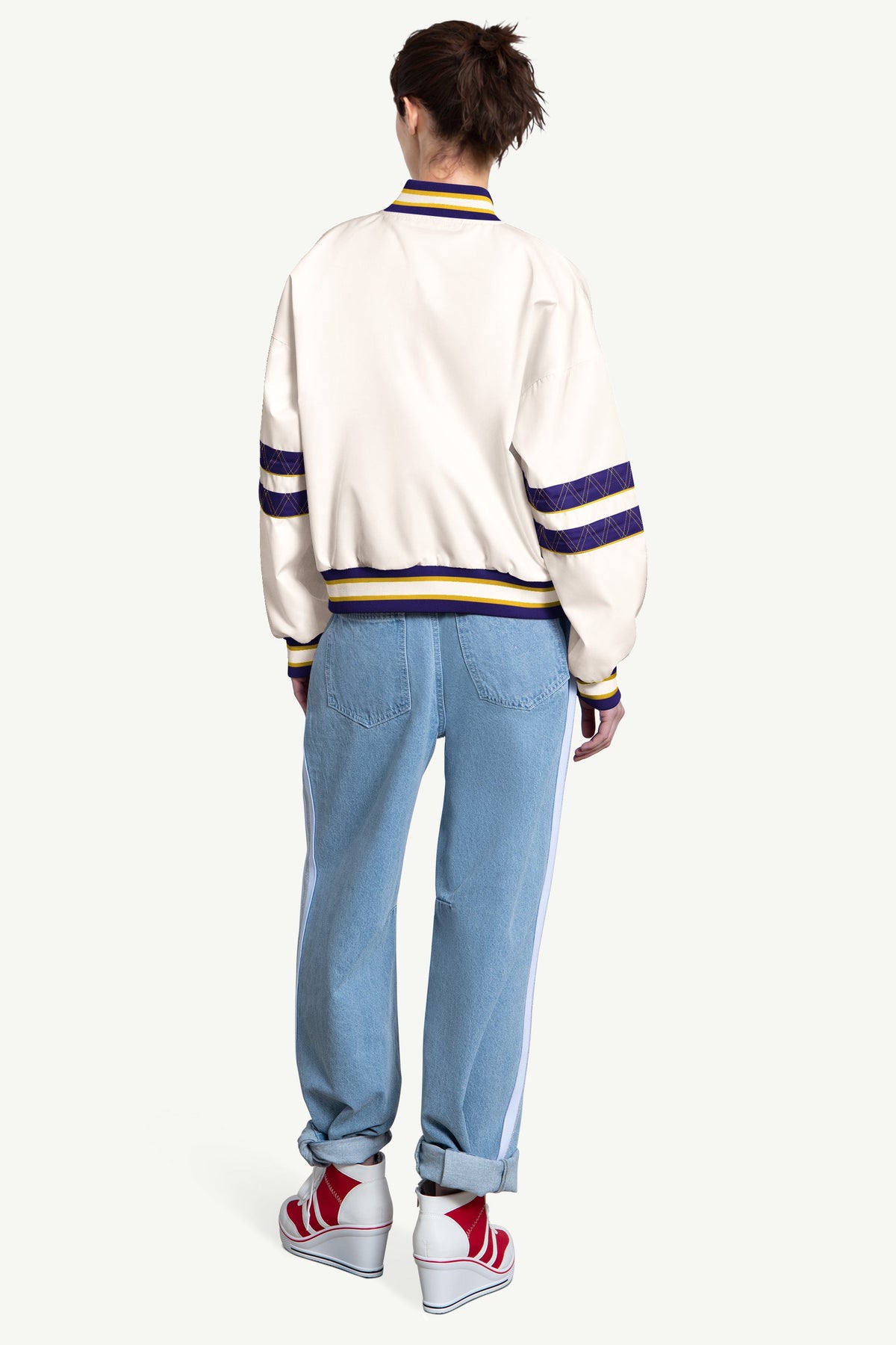 Starter WOMENS LA LAKERS INTERCEPTION VARSITY JACKET