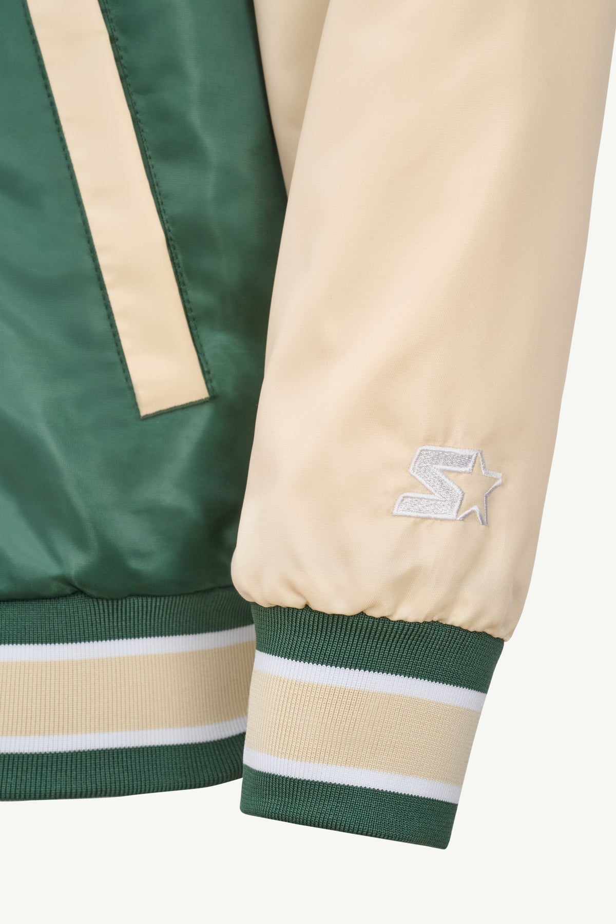 Starter MENS MILWAUKEE BUCKS SATIN VARSITY JACKET