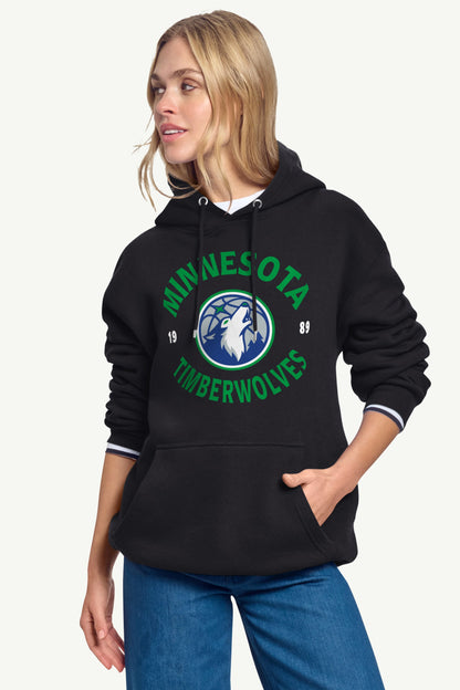 Starter WOMENS MINNESOTA TIMBERWOLVES FOUNDING SEASON HOODIE