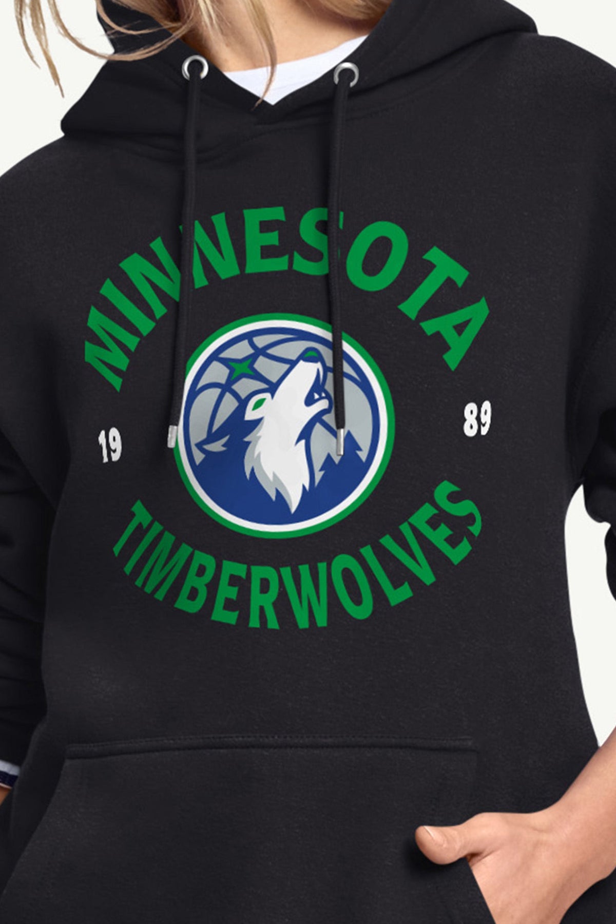 Starter WOMENS MINNESOTA TIMBERWOLVES FOUNDING SEASON HOODIE