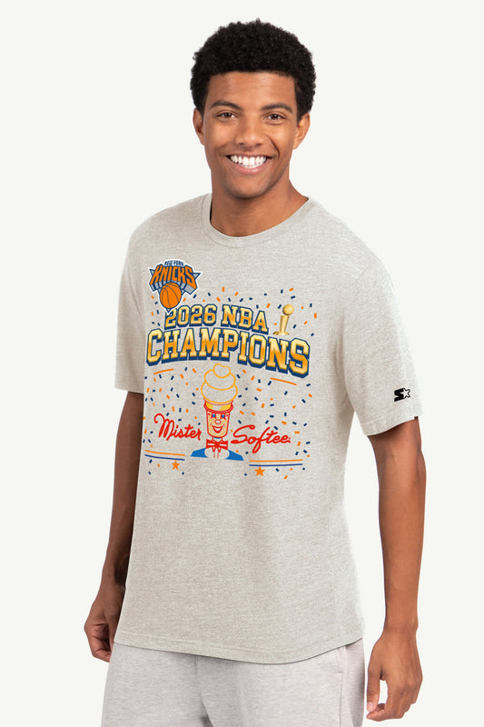 Starter MENS NEW YORK KNICKS X MISTER SOFTEE CHAMPIONS T SHIRT
