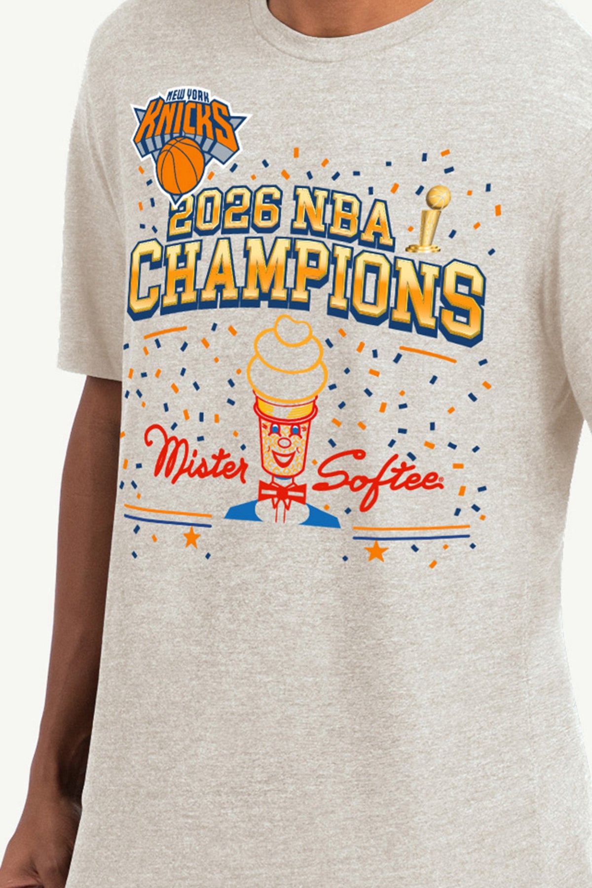 Starter MENS NEW YORK KNICKS X MISTER SOFTEE CHAMPIONS T SHIRT