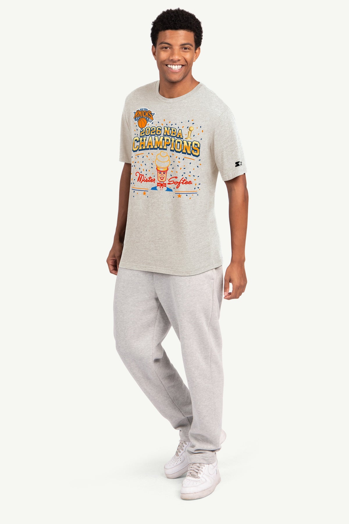 Starter MENS NEW YORK KNICKS X MISTER SOFTEE CHAMPIONS T SHIRT