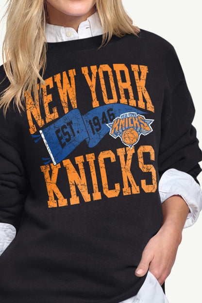 Starter WOMENS NEW YORK KNICKS PENNANT SWEATSHIRT