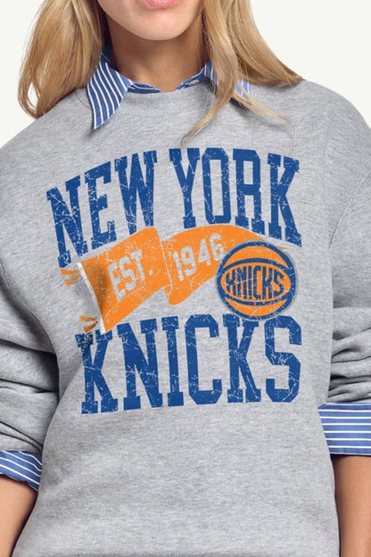 Starter WOMENS NEW YORK KNICKS PENNANT SWEATSHIRT
