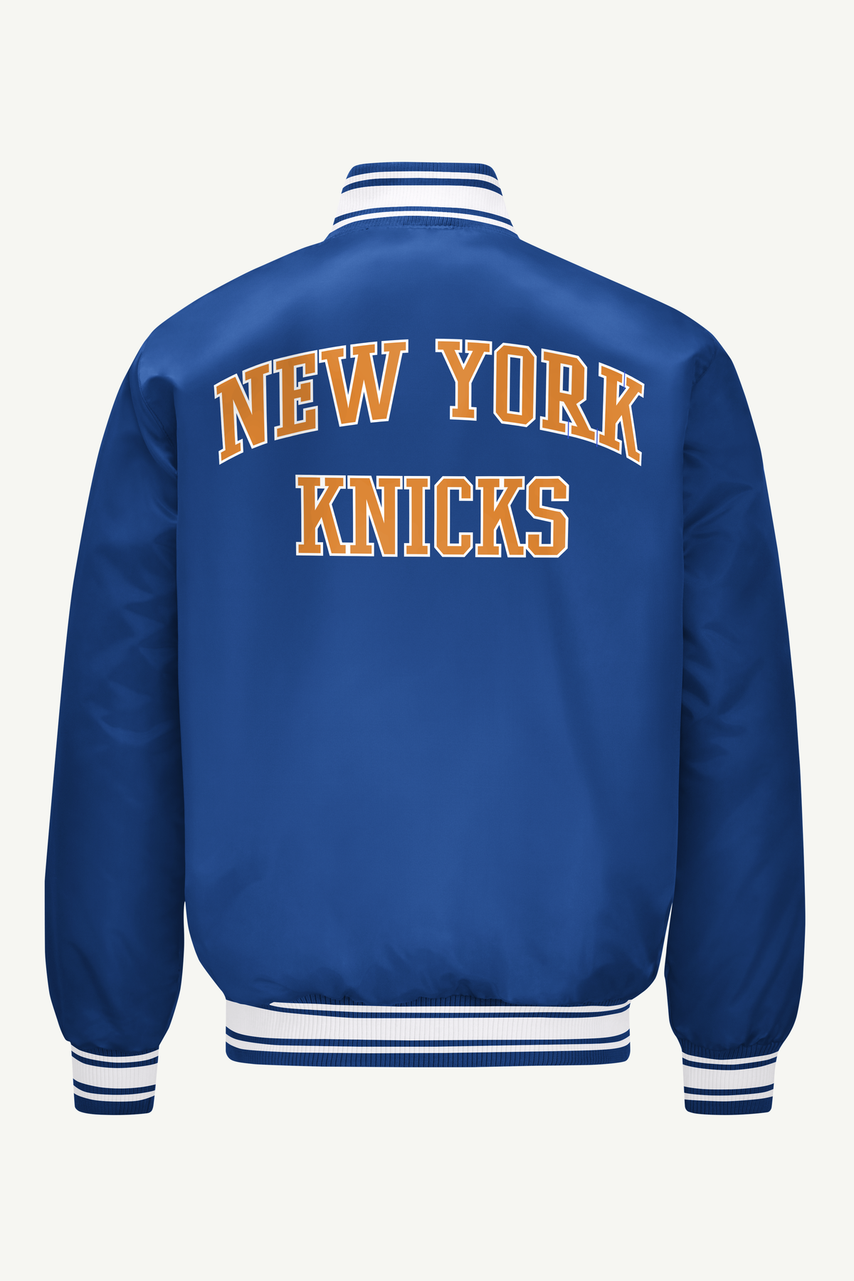 Starter MENS NEW YORK KNICKS PRINTED GRAPHIC BASKETBALL SATIN VARSITY JACKET