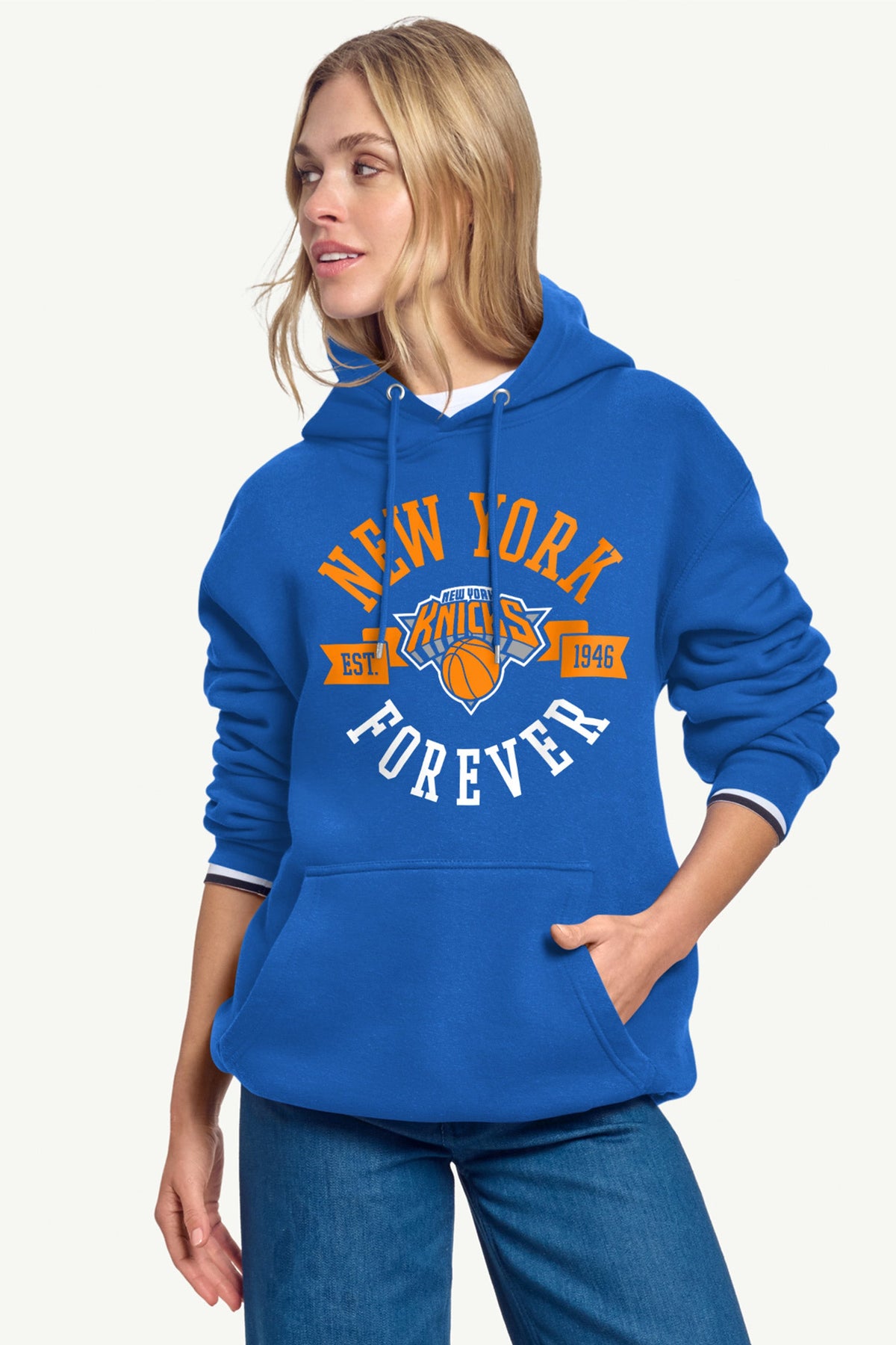 Starter WOMENS NEW YORK KNICKS FOREVER HOODIE