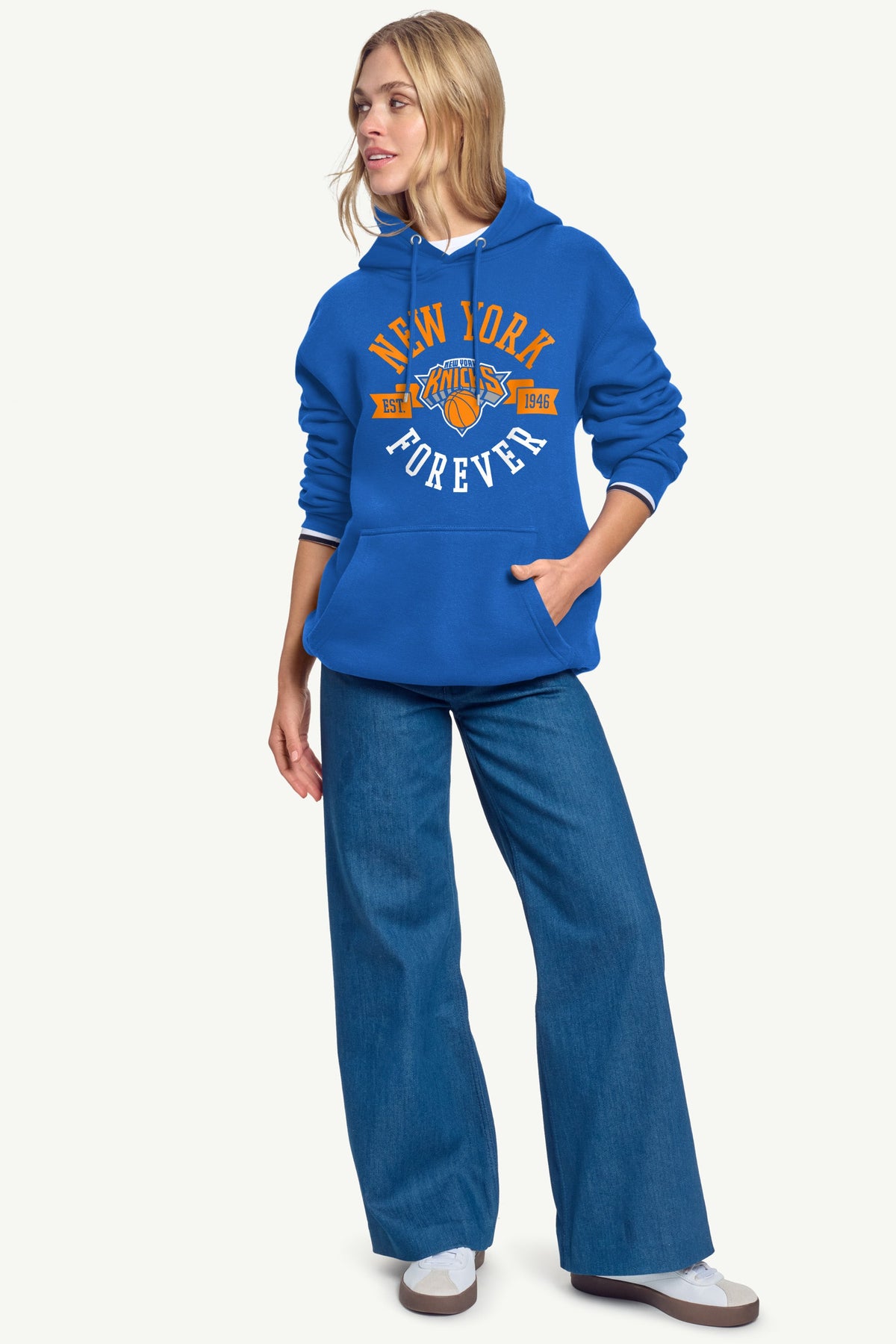 Starter WOMENS NEW YORK KNICKS FOREVER HOODIE
