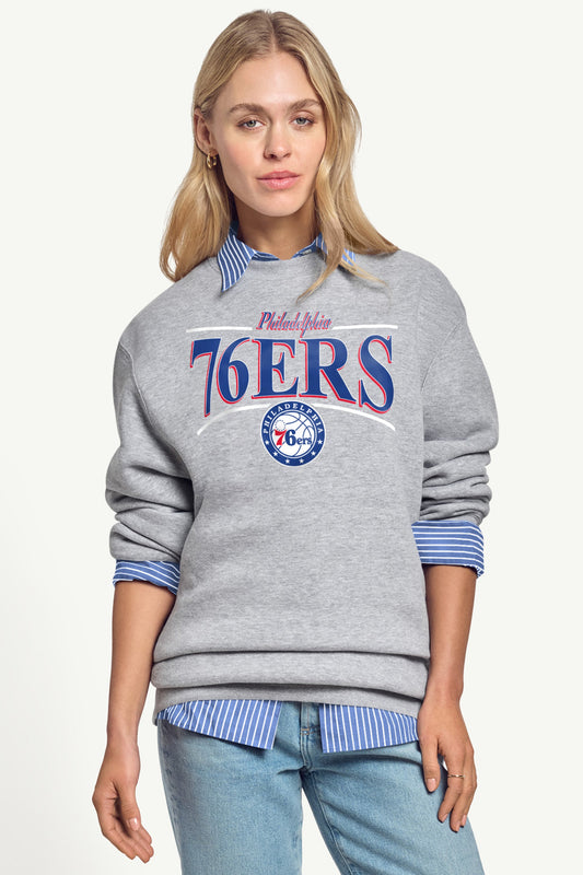 Starter WOMENS PHILADELPHIA 76ERS ARCH SWEATSHIRT