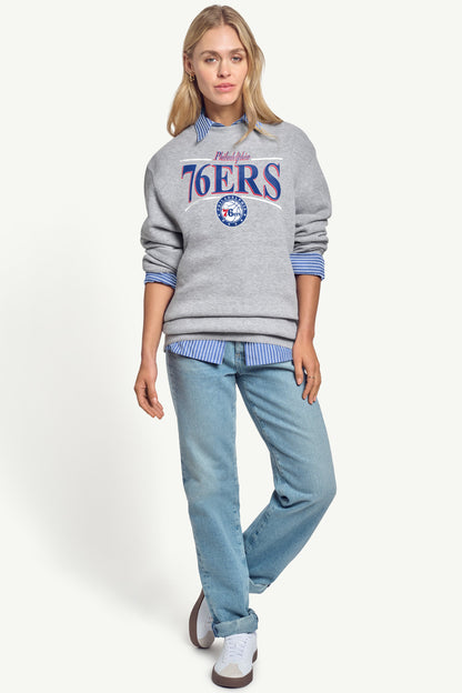 Starter WOMENS PHILADELPHIA 76ERS ARCH SWEATSHIRT