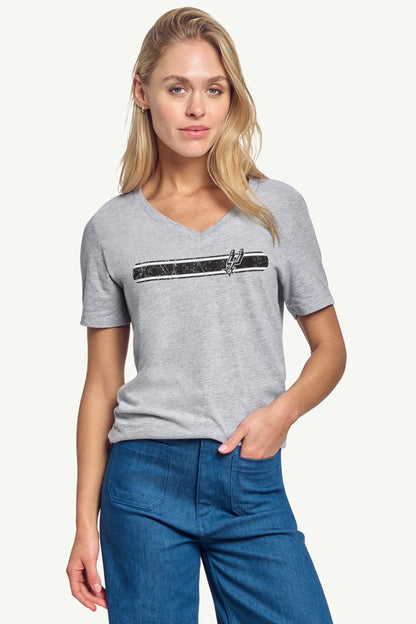 Starter WOMENS SAN ANTONIO TEAM STRIPE T-SHIRT