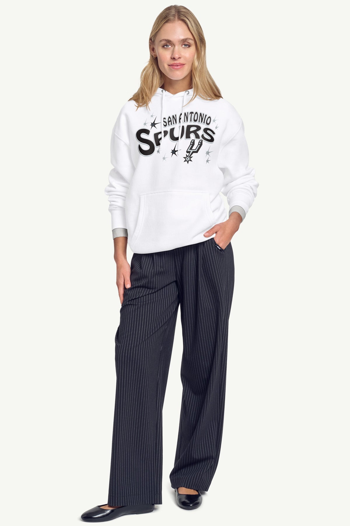Starter WOMENS SAN ANTONIO SPURS FIREWORKS HOODIE