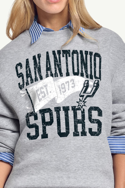 Starter WOMENS SAN ANTONIO SPURS PENNANT SWEATSHIRT