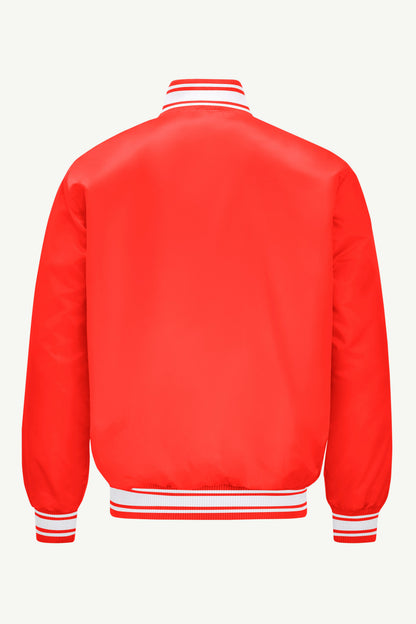 Starter MENS TORONTO RAPTORS PRINTED GRAPHIC SATIN VARSITY JACKET