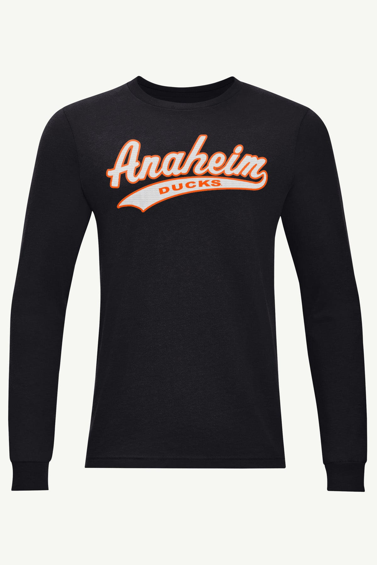 Starter MENS ANAHEIM DUCKS TAILSWEEP LONG SLEEVE T SHIRT