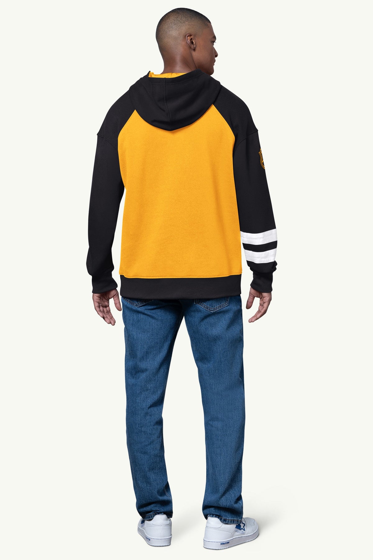 Starter MENS BOSTON BRUINS INTERCEPTION COLORBLOCK HOODIE