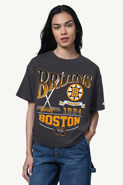 Starter WOMENS BOSTON BRUINS HALL OF FAME T SHIRT