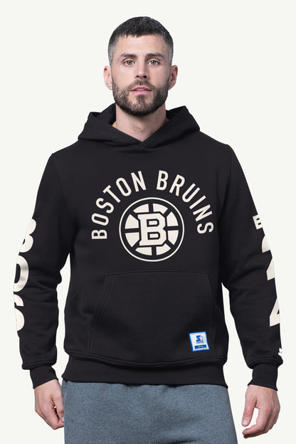 Starter MENS BOSTON BRUINS HANDOFF FLEECE HOODIE