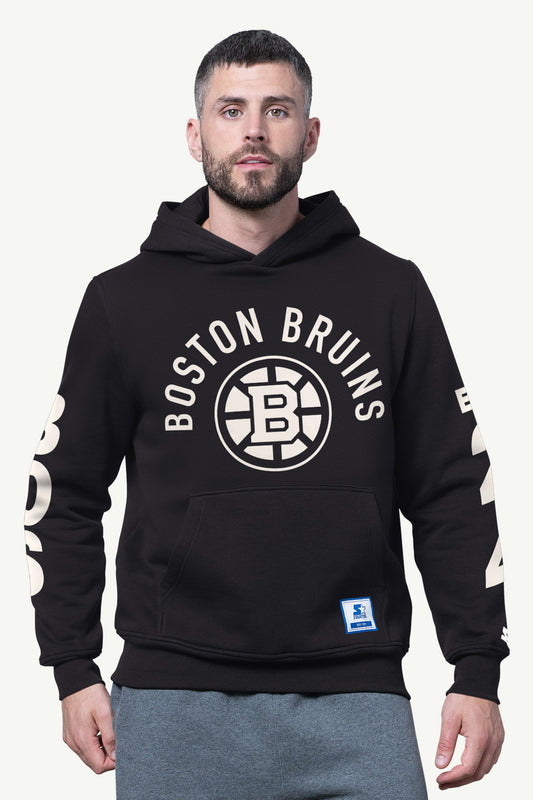 Starter MENS BOSTON BRUINS HANDOFF FLEECE HOODIE