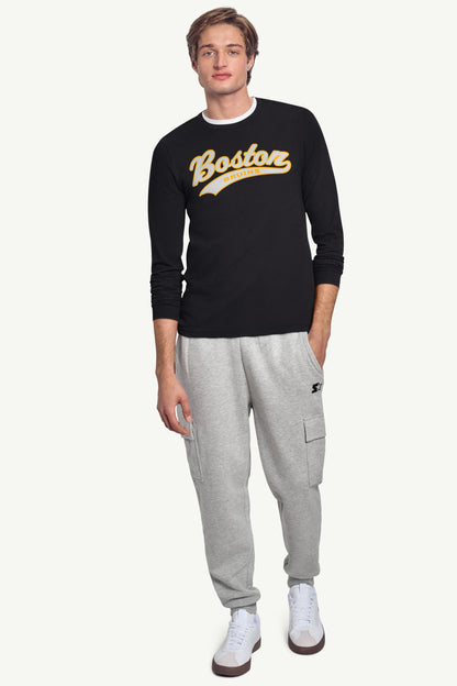 Starter MENS BOSTON BRUINS TAILSWEEP LONG SLEEVE T SHIRT