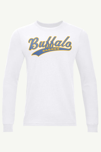 Starter MENS BUFFALO SABRES TAILSWEEP LONG SLEEVE T SHIRT