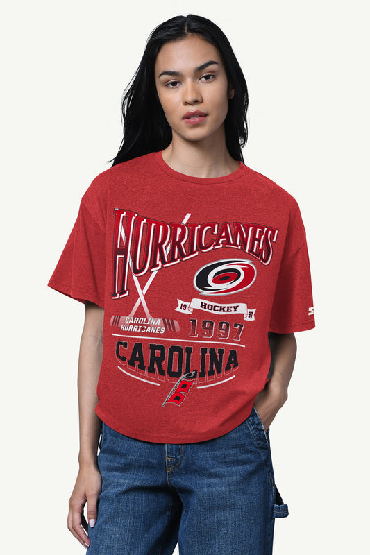 Starter WOMENS CAROLINA HURRICANES HALL OF FAME T SHIRT