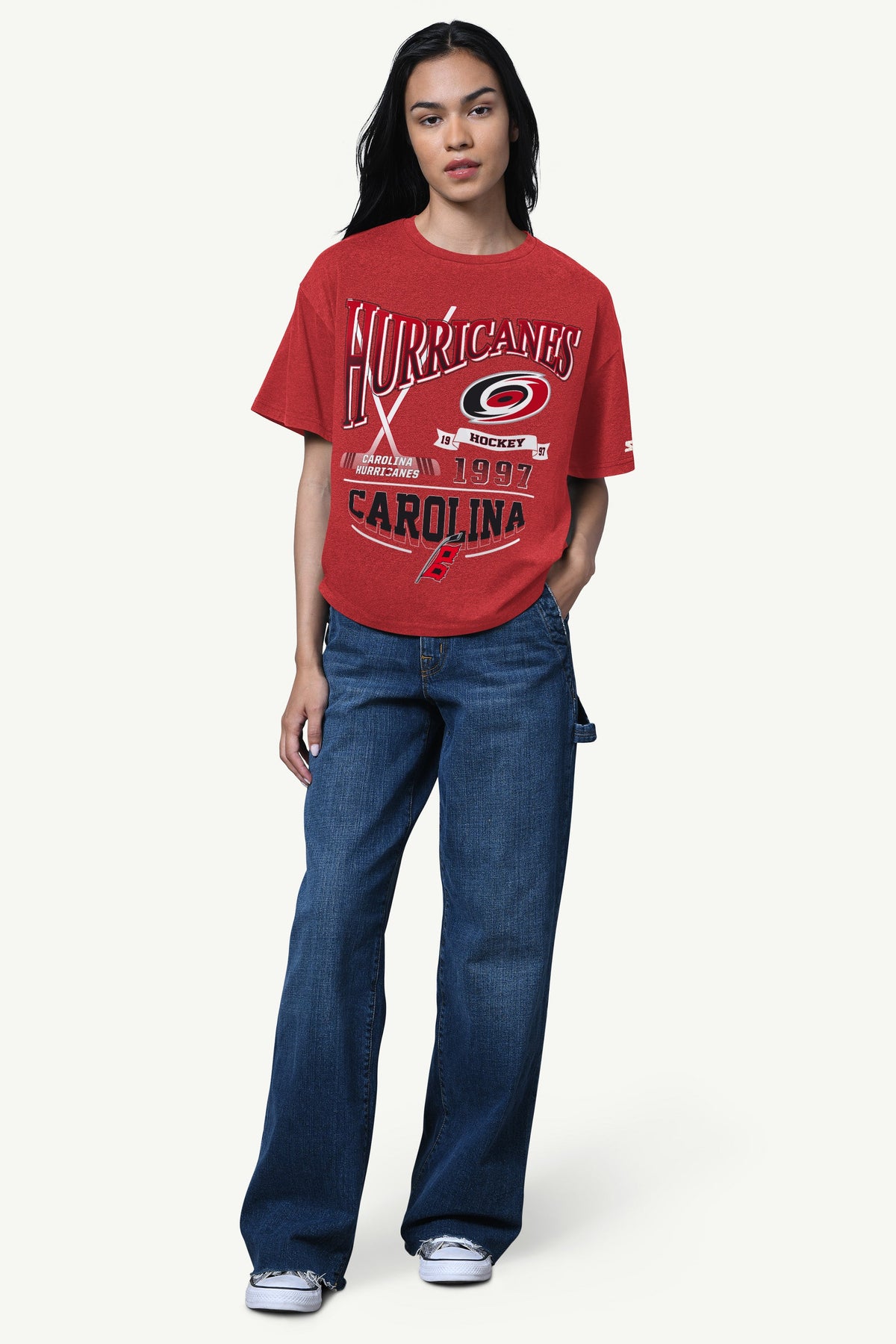 Starter WOMENS CAROLINA HURRICANES HALL OF FAME T SHIRT