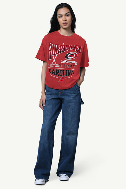 Starter WOMENS CAROLINA HURRICANES HALL OF FAME T SHIRT