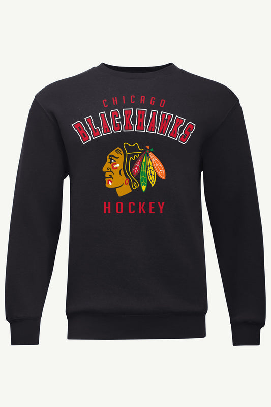 Starter MENS CHICAGO BLACKHAWKS GRAPHIC SWEATSHIRT