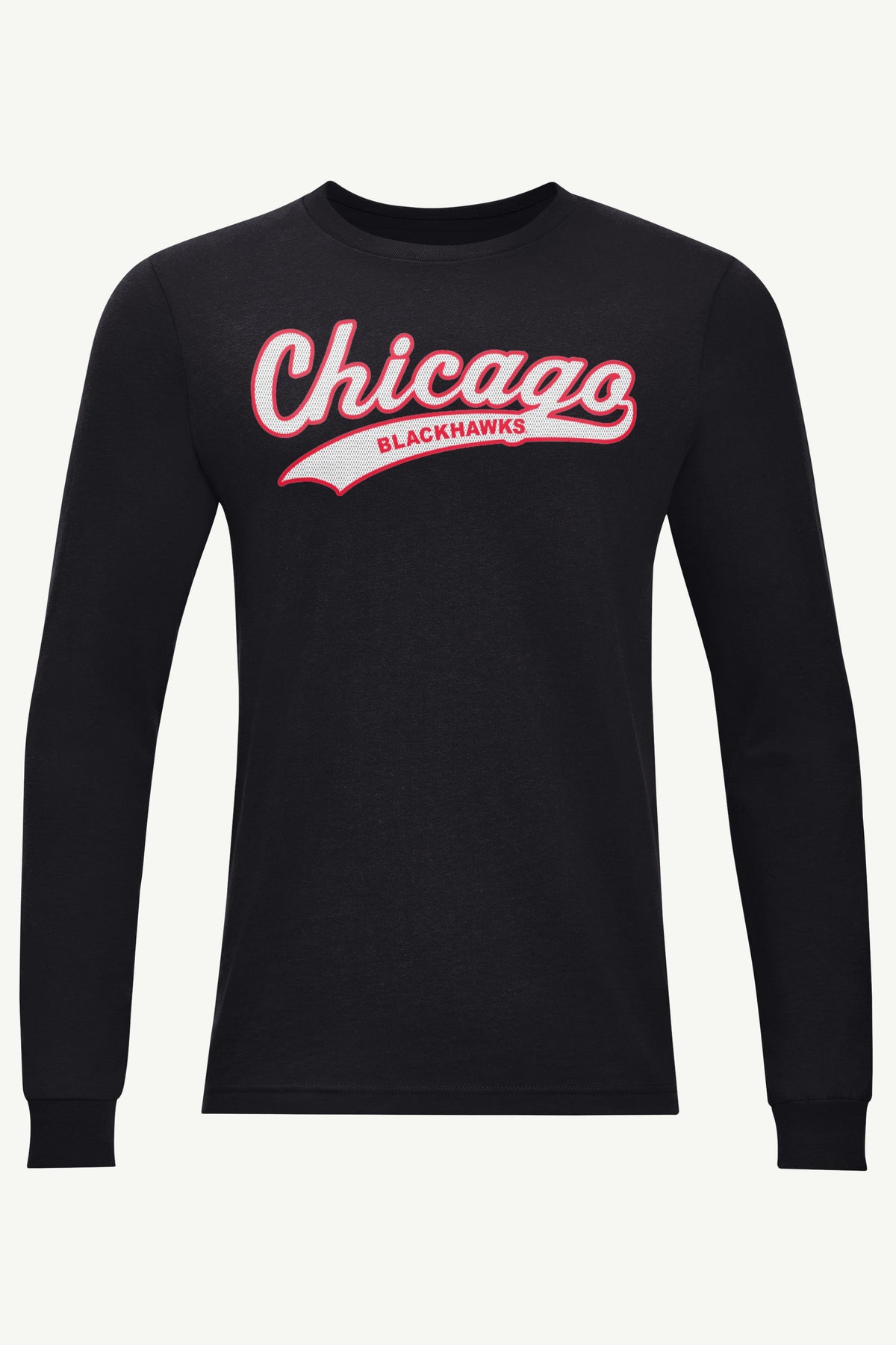 Starter MENS CHICAGO BLACKHAWKS TAILSWEEP LONG SLEEVE T SHIRT