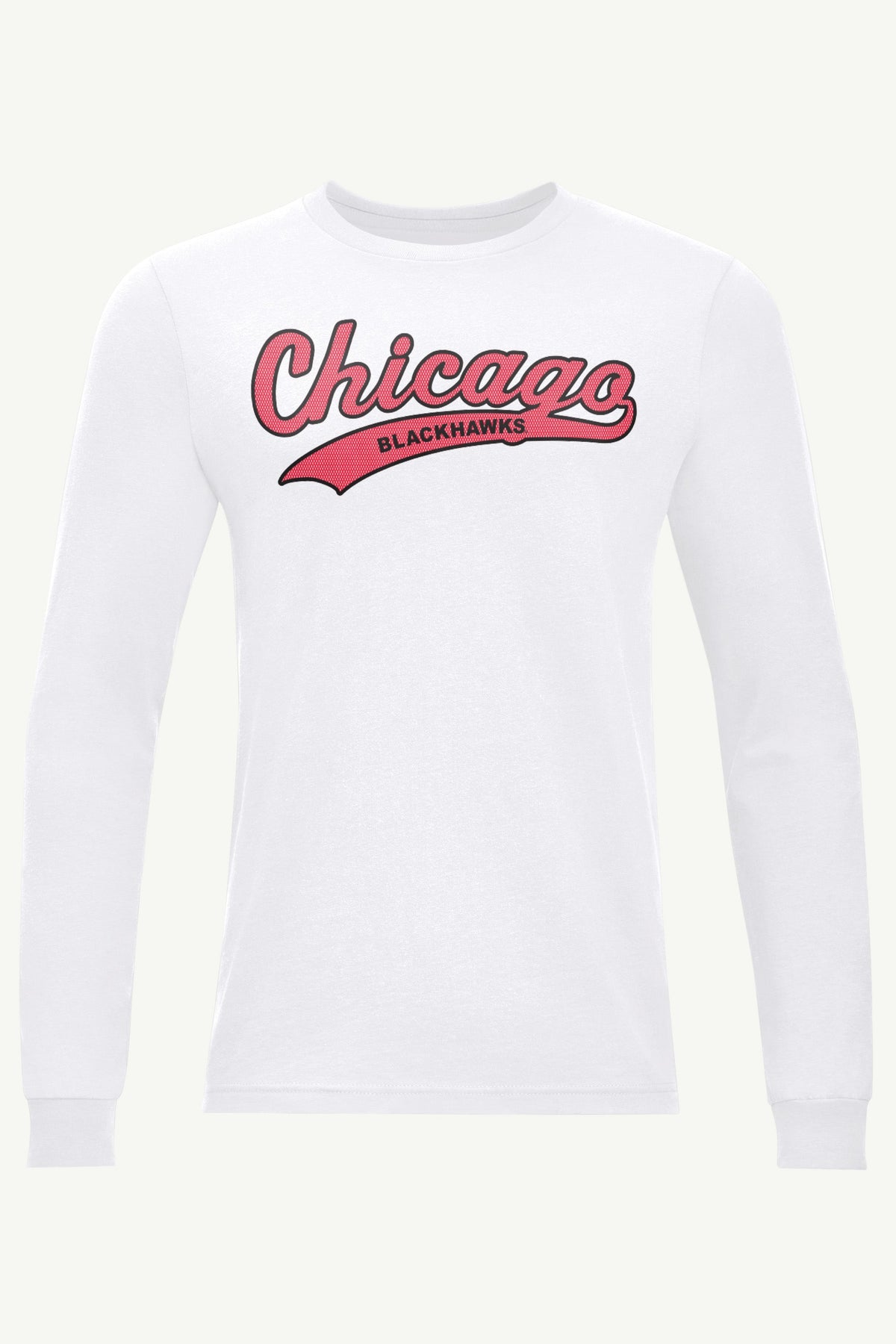 Starter MENS CHICAGO BLACKHAWKS TAILSWEEP LONG SLEEVE T SHIRT