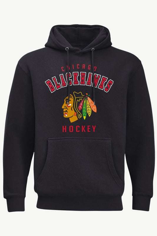Starter MENS CHICAGO BLACKHAWKS GRAPHIC HOODIE