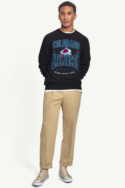 Starter MENS COLORADO AVALANCHE CENTER SQUEEZE SWEATSHIRT