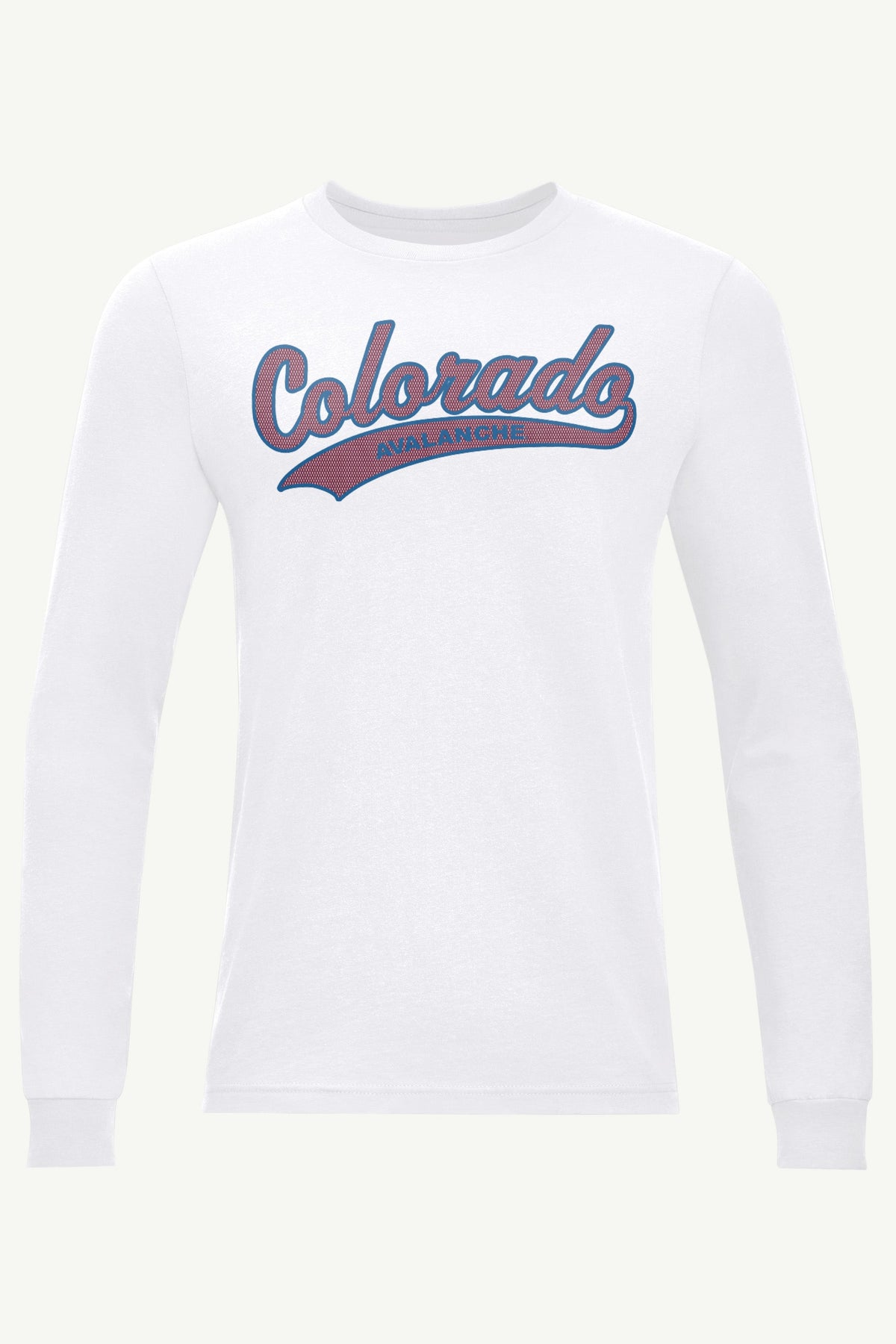 Starter MENS COLORADO AVALANCHE TAILSWEEP LONG SLEEVE T SHIRT